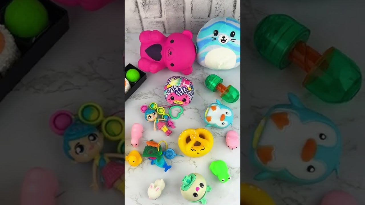 Opening 12 Mystery Fidgets Satisfying Video ASMR! #fidgets #asmr