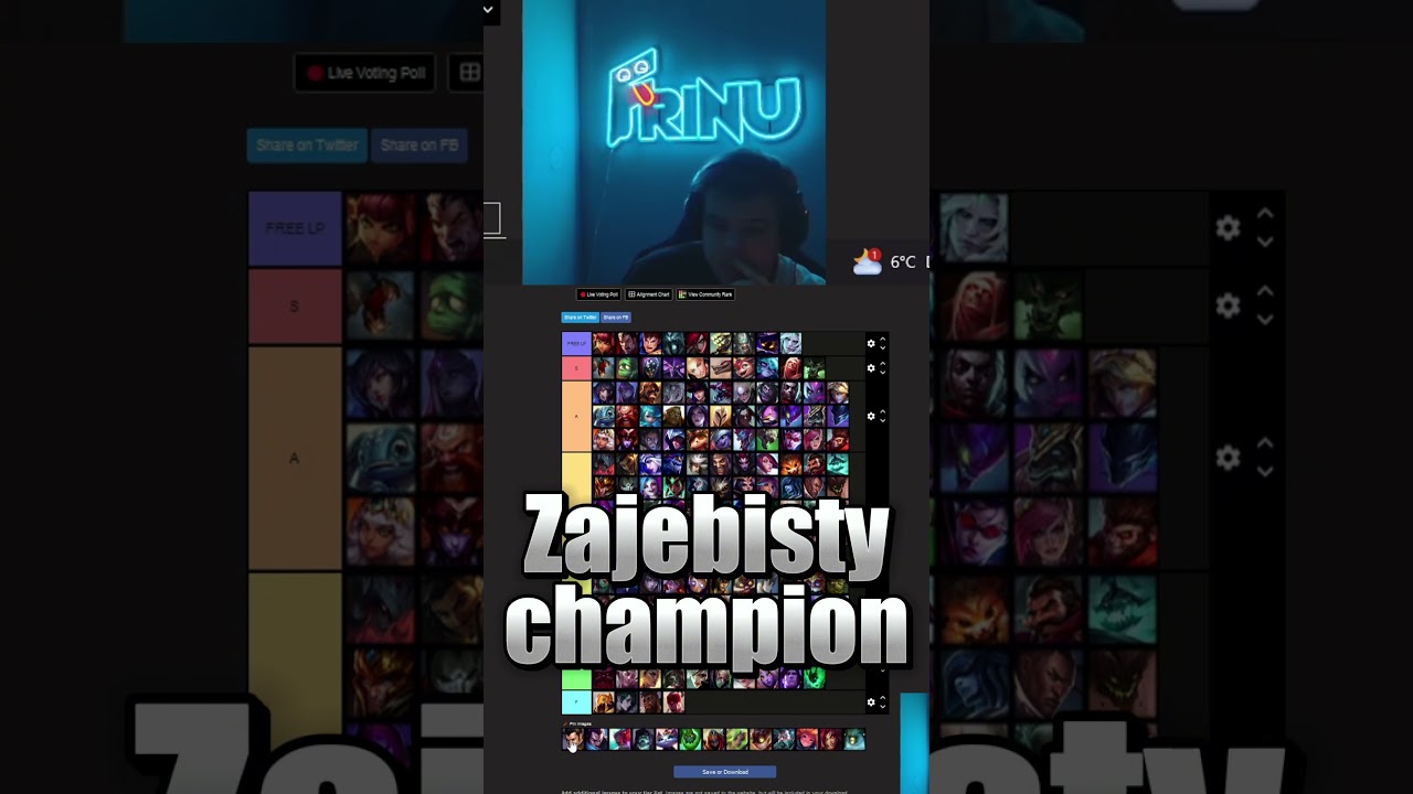 Tier lista - Czym najlepiej wyjść z niskiej dywizji? #38  #leagueoflegends #lol #dc #dlaciebie