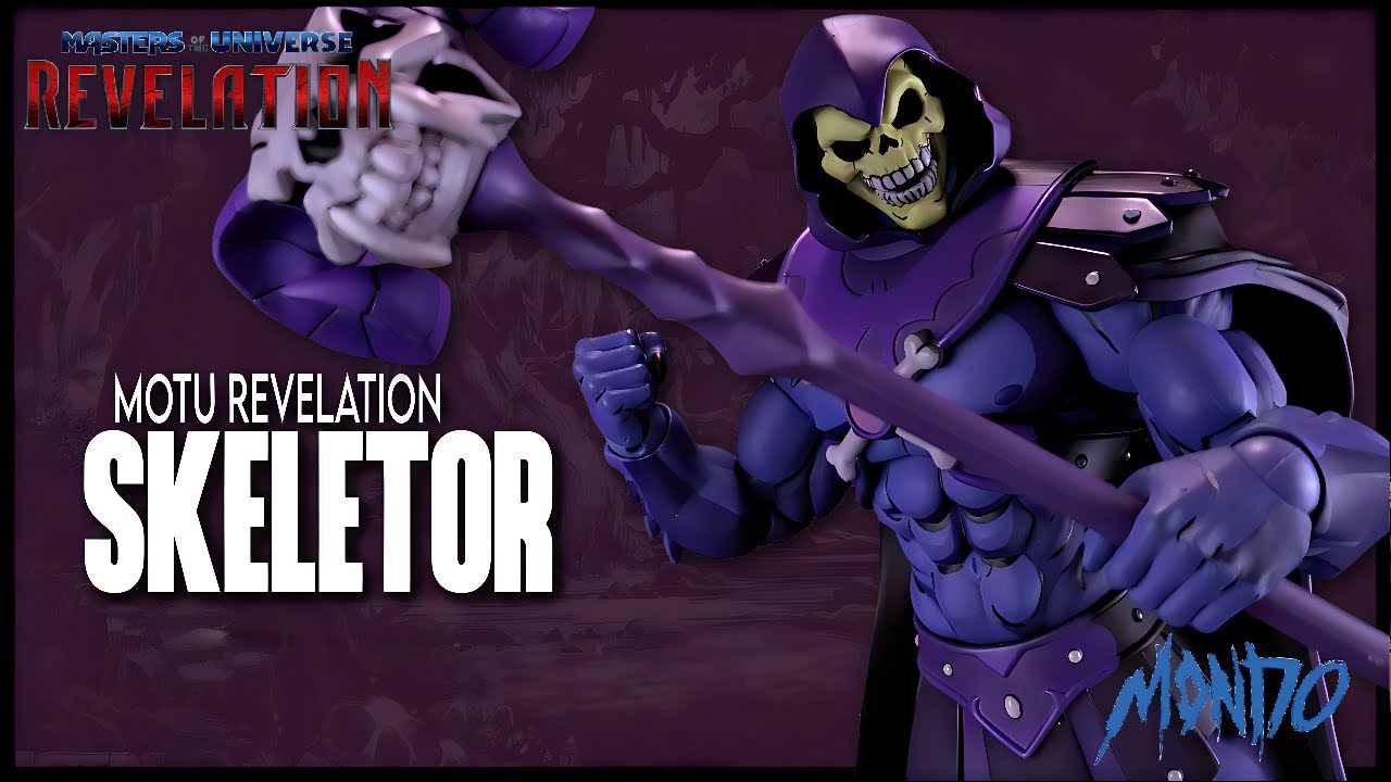 Mondo Masters of the Universe Revelation Skeletor SDCC 2022 Exclusive @The Review Spot