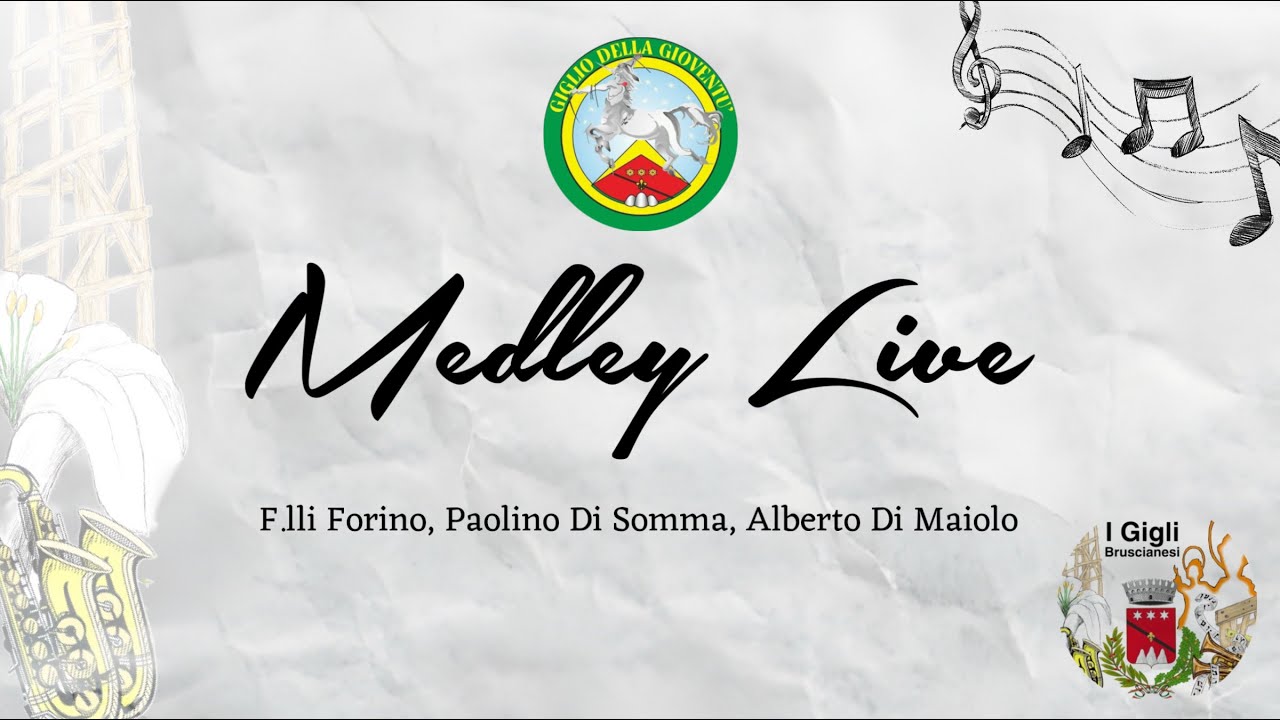 MEDLEY LIVE - Giglio della Gioventù 1985 | Festa dei Gigli Brusciano 2014