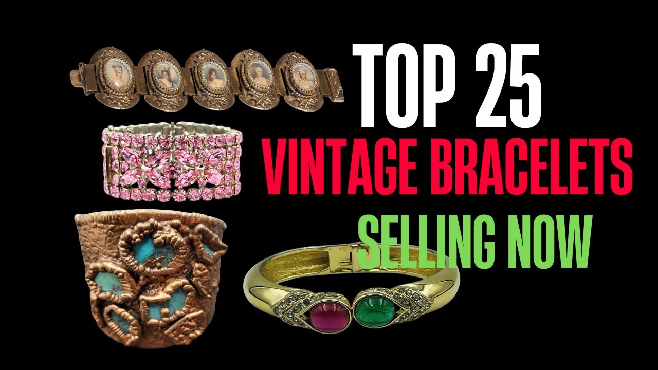 Vintage BRACELETS | Amazing Top Selling Money Making Costume Jewelry #vintagebracelet