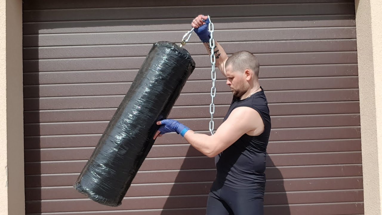 DIY Homemade Punching Bag