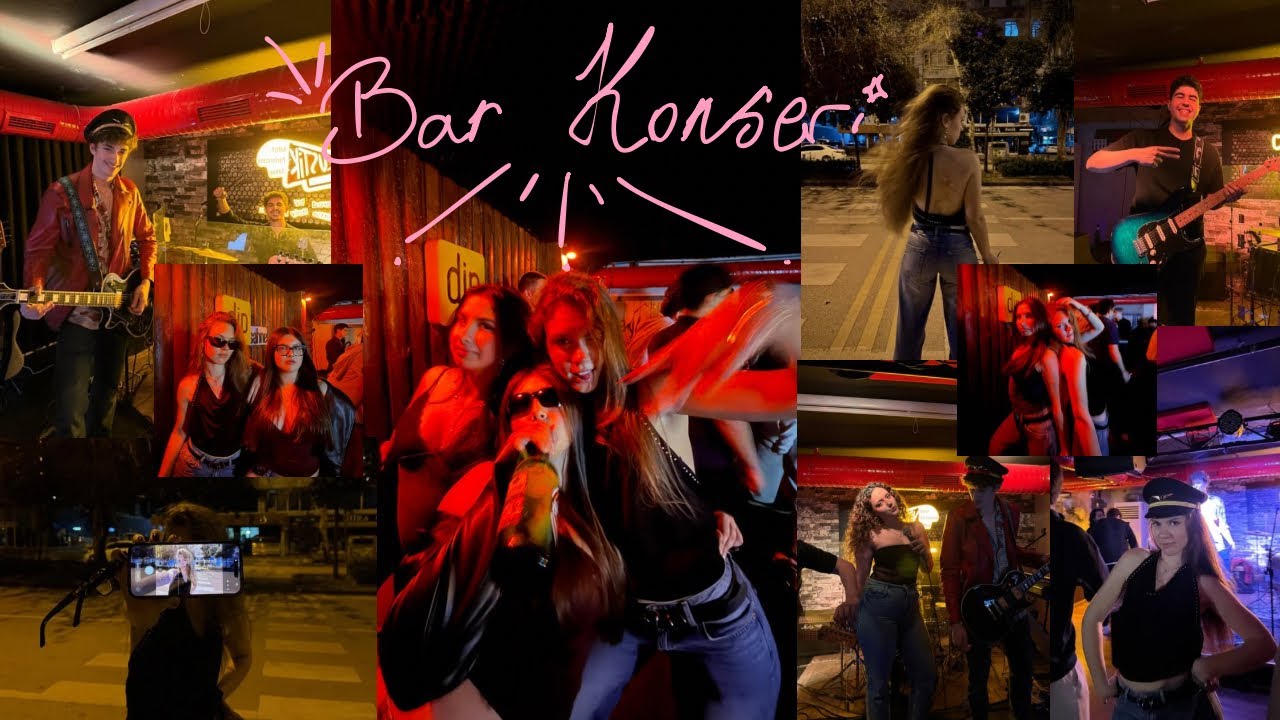 Bar Konseri vlogg | biz caneme içme demistik…