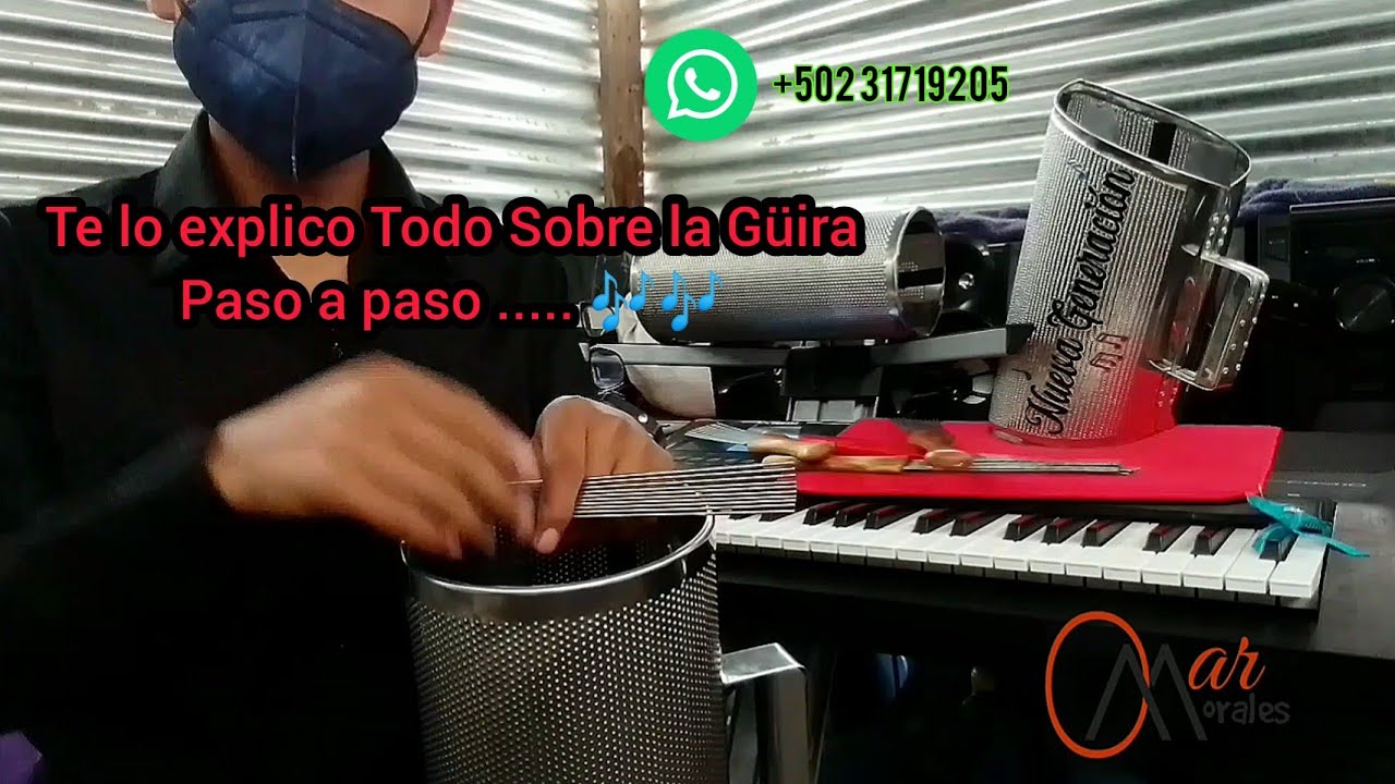 Cómo aprender a Tocar la Güira en tan solo 10 Minutos 😉 O.M. Güira la Practica hacé al maestro 💪🏻