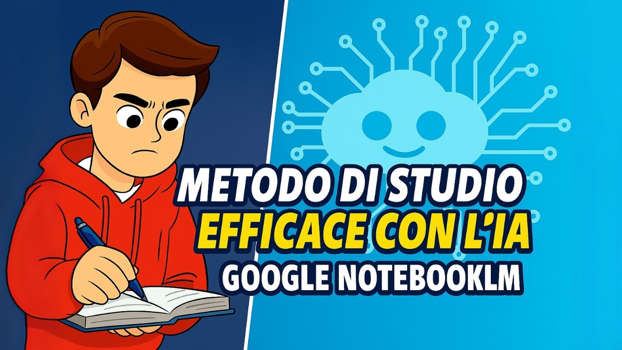 Metodo di studio efficace con l'IA - Tutorial Google NotebookLM