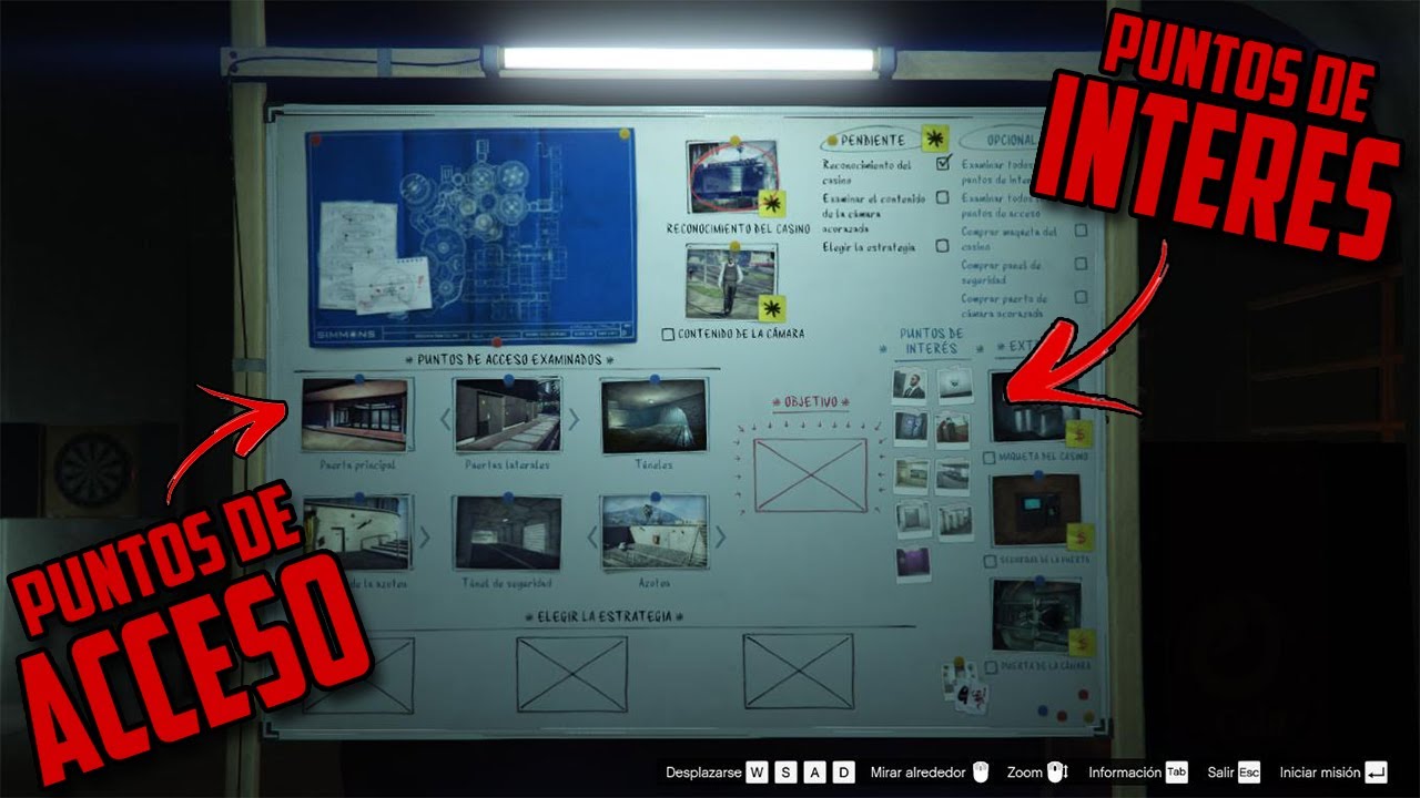6 Puntos de Acceso y 10 Puntos de Interés | GTA ONLINE | DLC Golpe al Casino | 2019
