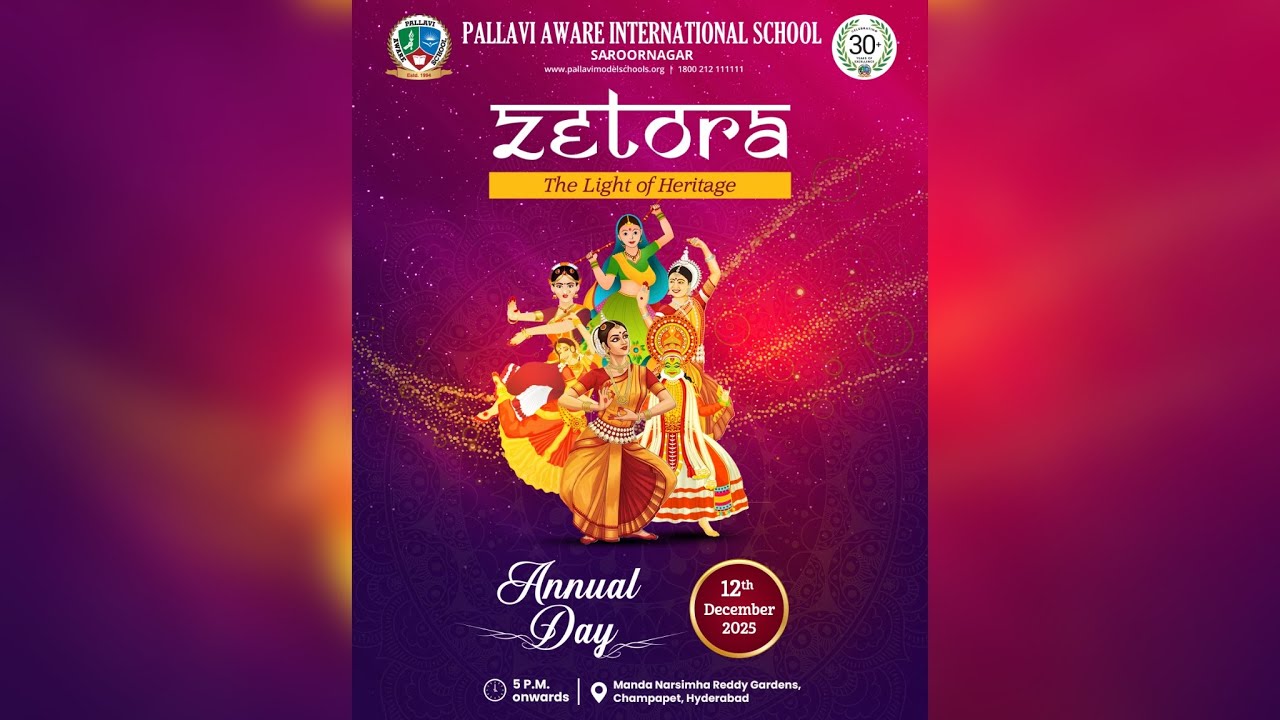 Zetora | Annual Day Celebrations | Pallavi Aware International School | Saroornagar