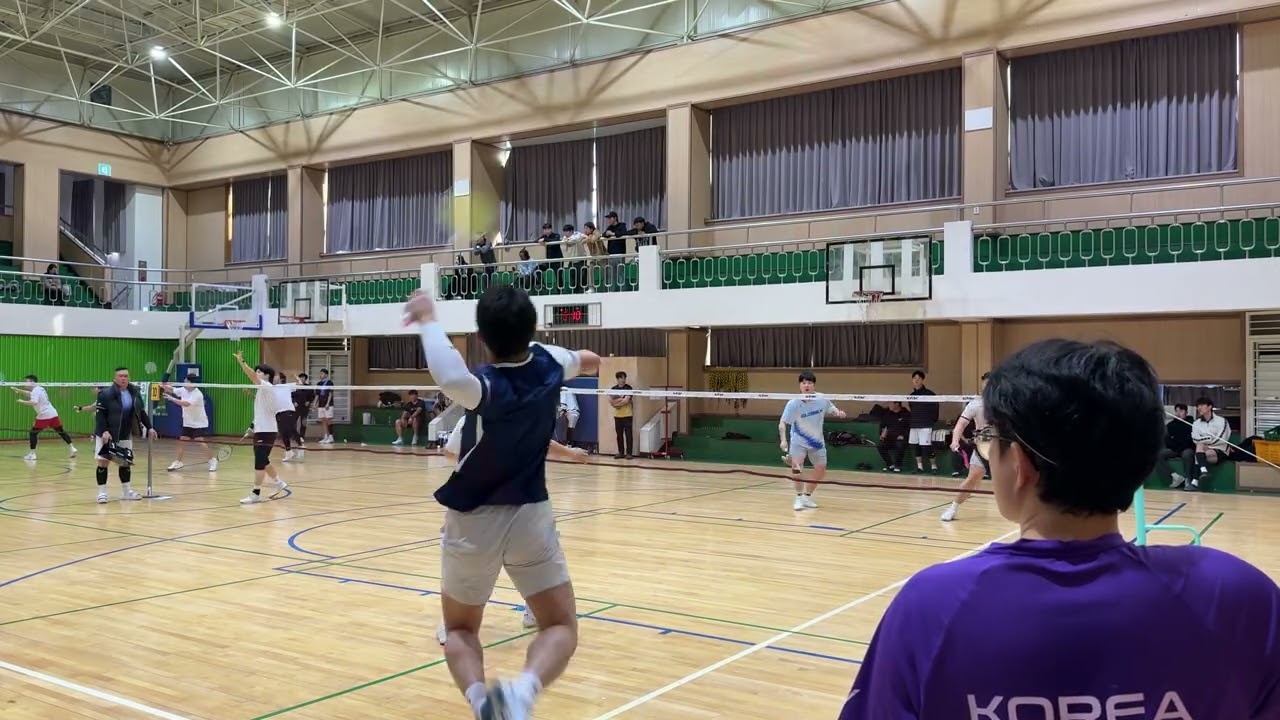 260308 전라남도지사기 배드민턴대회 남복30B 16강  신경국 윤찬 VS 김승일 양근호