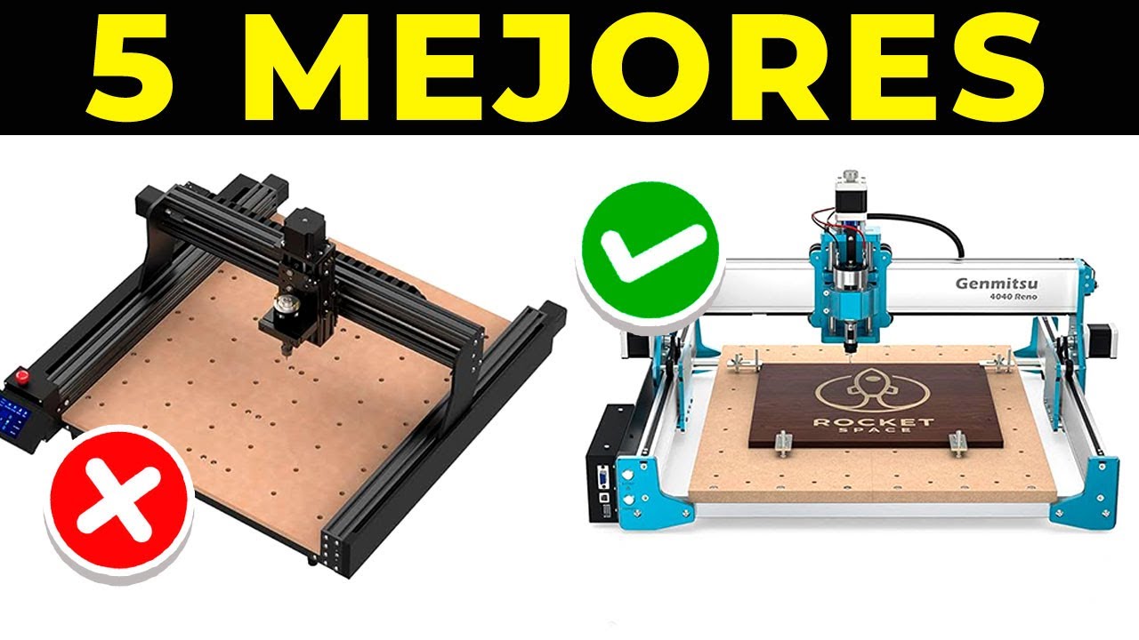 ✅ Las 5 MEJORES FRESADORAS CNC 2025 | Calidad Precio AMAZON (Guía Completa)