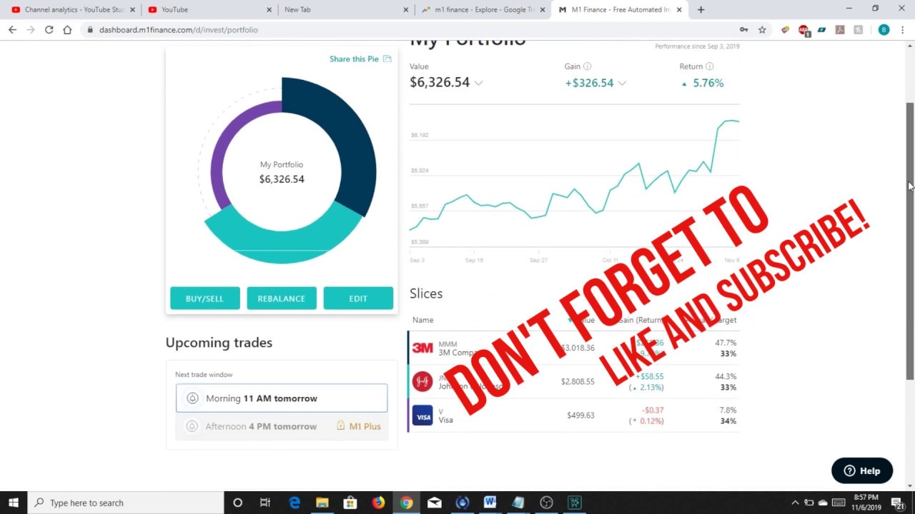 $6500 M1 Finance Review | $367,496 Portfolio | Dividend investing, passive income