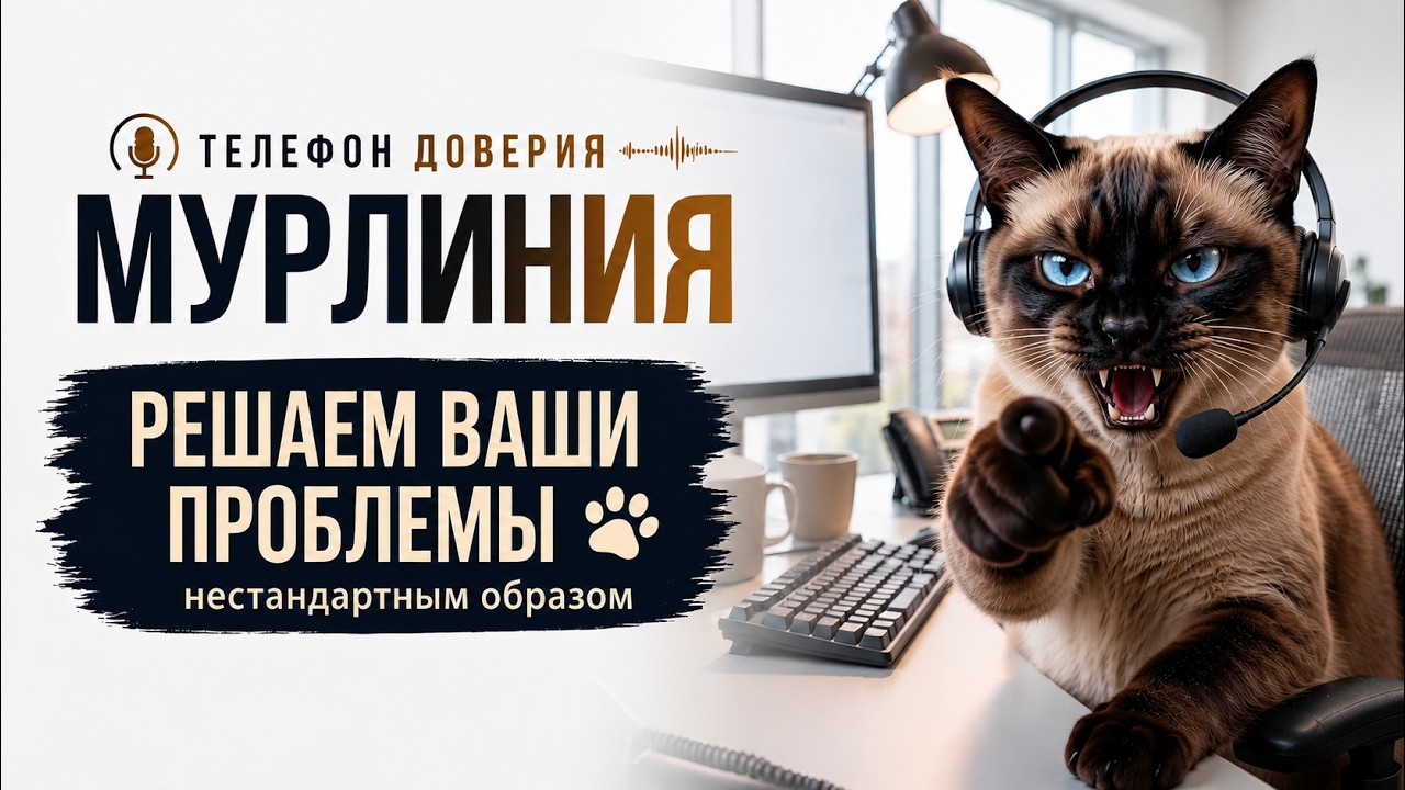Мурлиния 1 выпуск. Что скажут коты про твои проблемы?