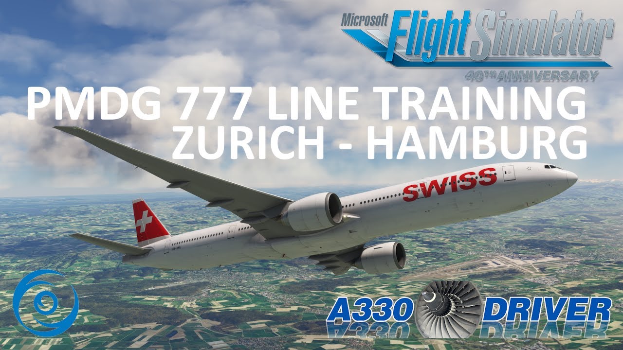 PMDG 777: Let's bring it on the line! Zurich - Hamburg | Real Airline Pilot