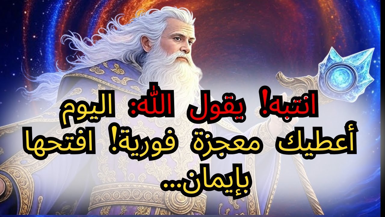 💫انتبهوا! يقول الله: اليوم أعطيكم معجزة فورية! افتحوا بإيمان... الرسالة المقدسة.