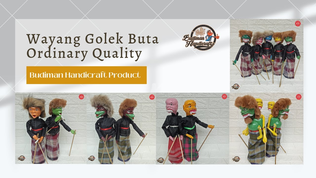 Wayang Golek Buta Ordinary Quality - Budiman Handicraft Product