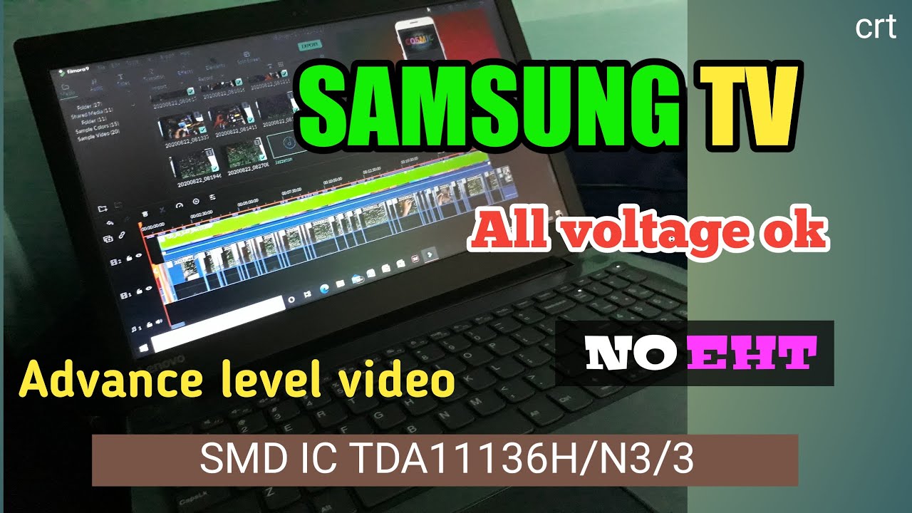 #Samsungtv#No_eht#No_starton.How to repair samsung crt tv no eht problem.
