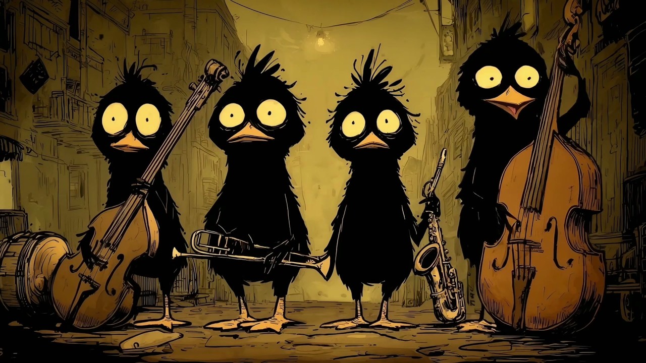 Black Ducks Stylish Jazz Band: Deep Bass Instrumental Music for Focus & Uplifting Work
