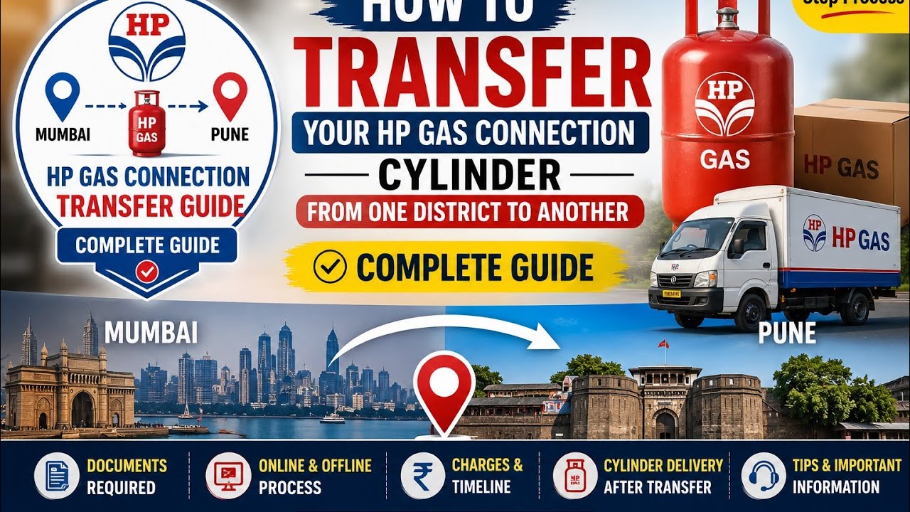 HP Gas Transfer Online & Offline Process | Complete Guide with My Experience