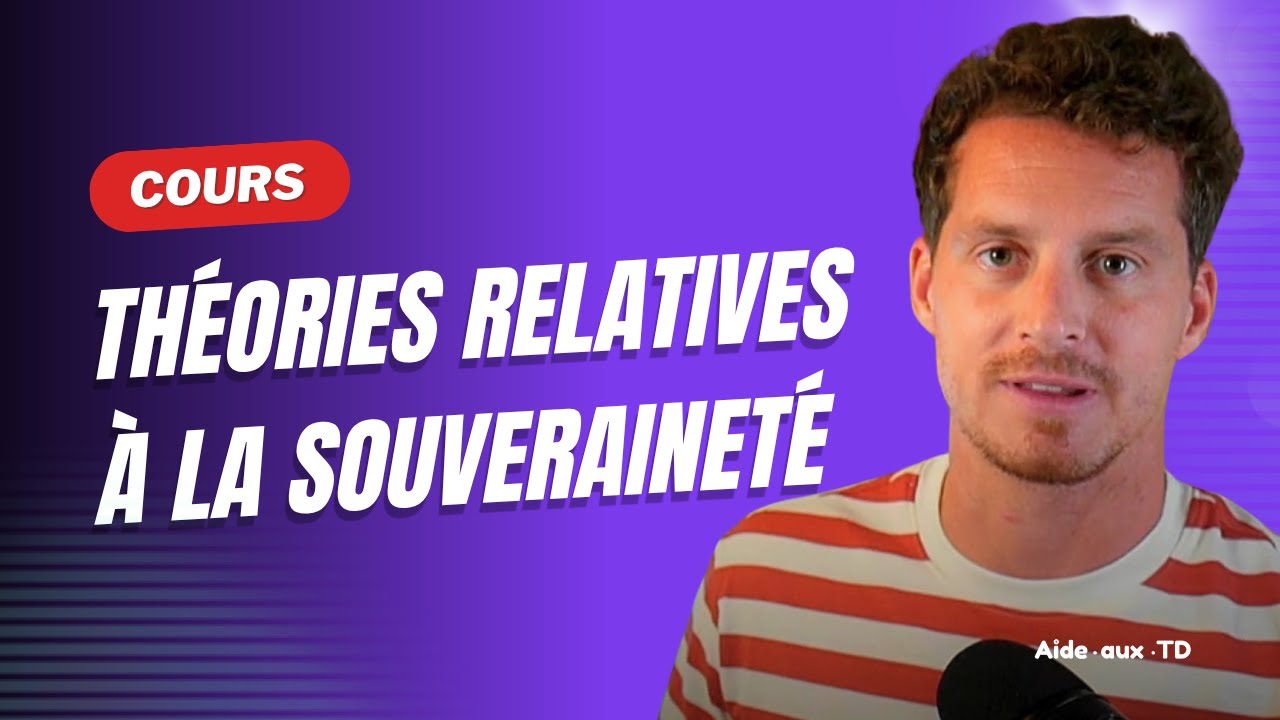 Les théories relatives à la souveraineté (Droit constitutionnel)