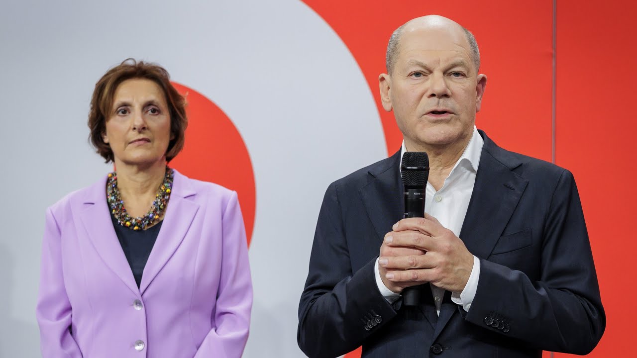 Olaf Scholz zum Wahlergebnis - Statement Wahlabend