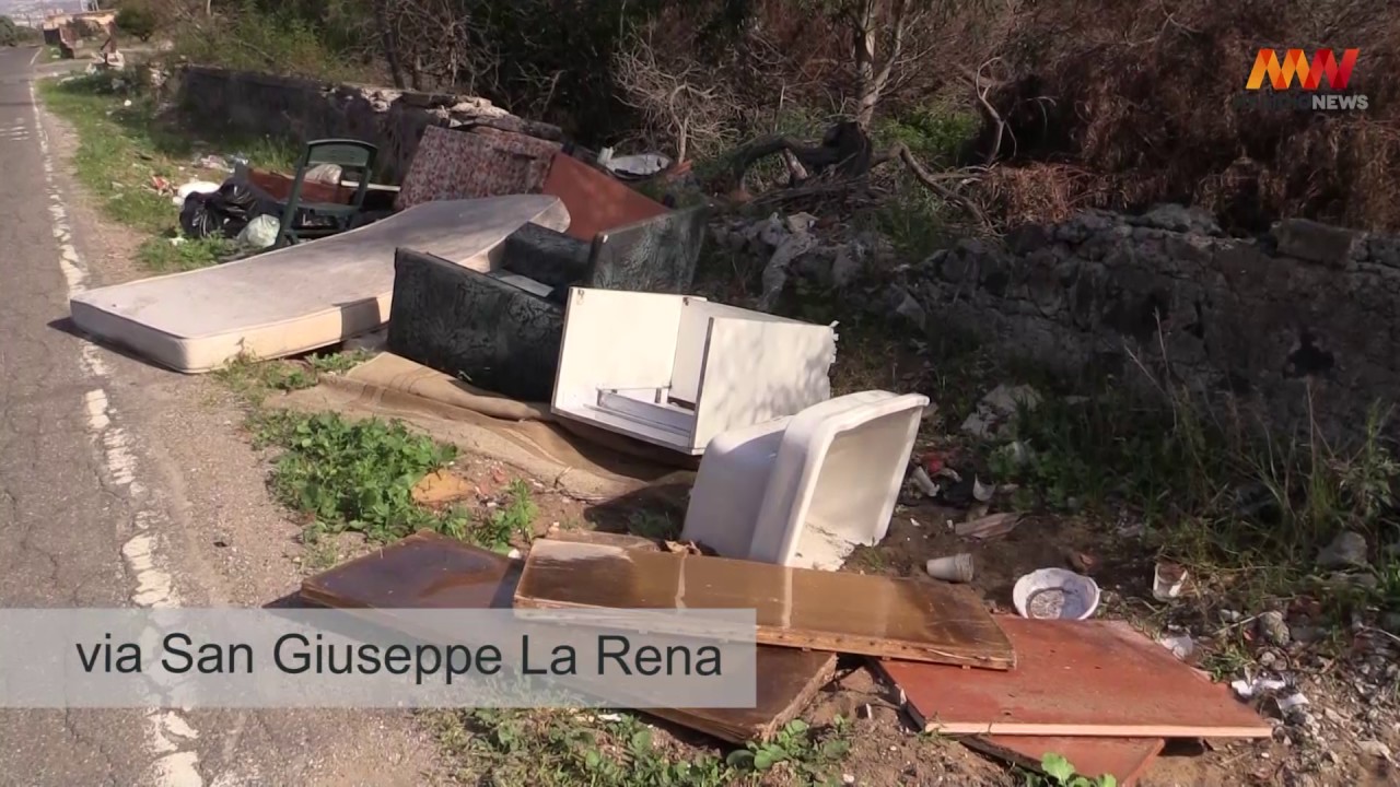 Catania sud: discariche abusive e rifiuti indifferenziati