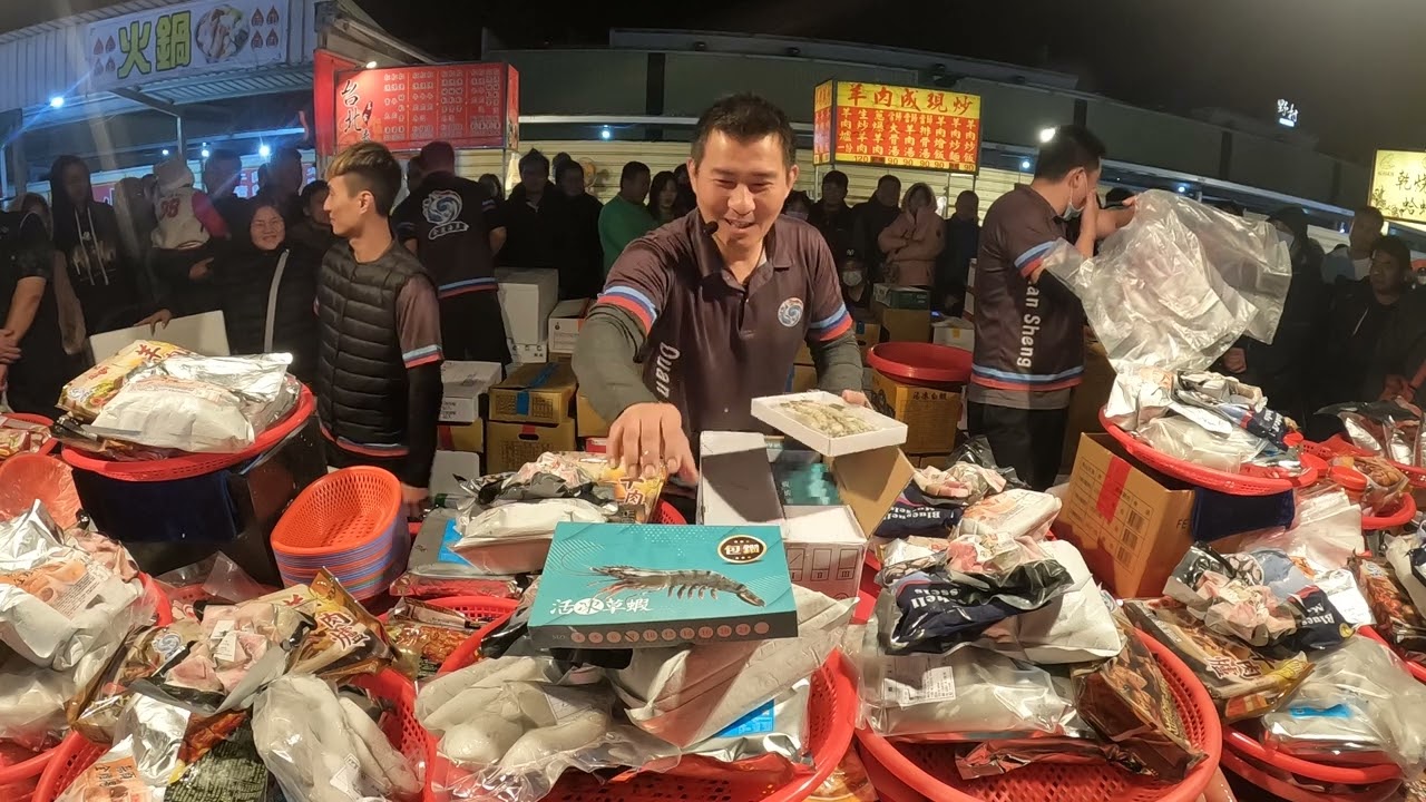 19  這一標大盤的捏，也疊太滿了吧~ #嘉義趙又廷 #全晟海產 #週一台南永大夜市 #海鮮拍賣 #海鮮叫賣