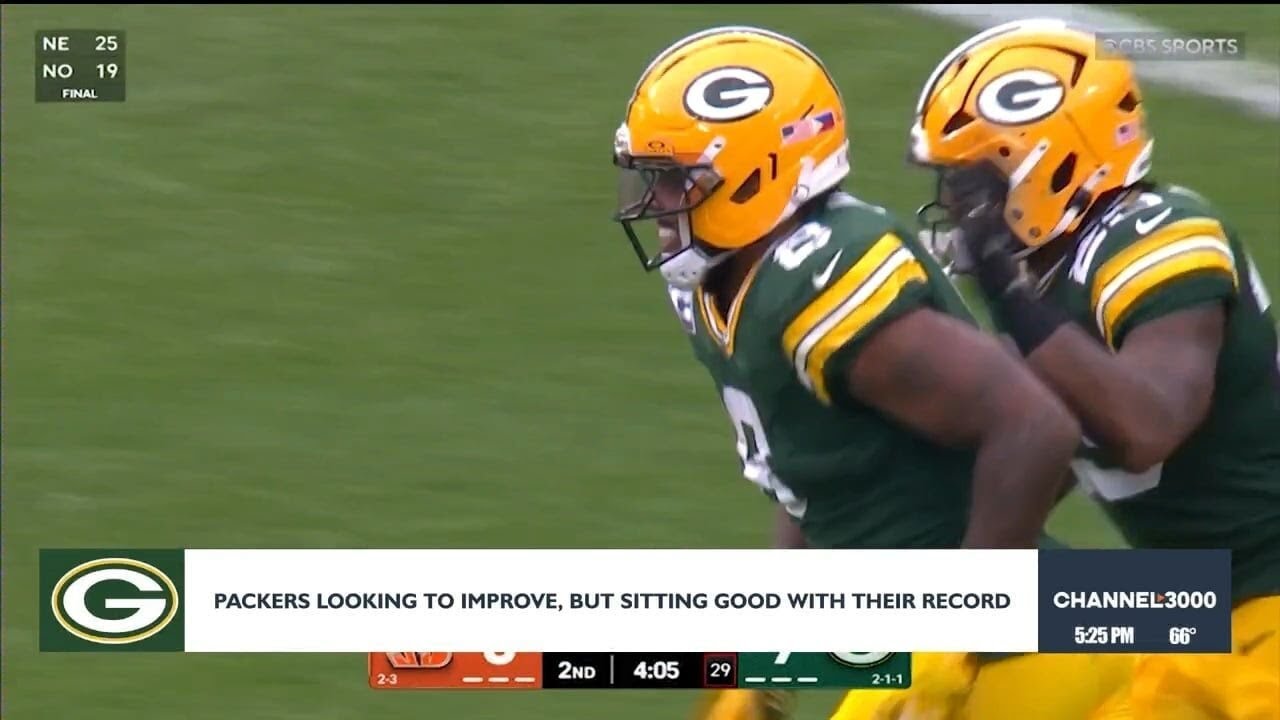 Packers looking to improve, but sitting good with their record