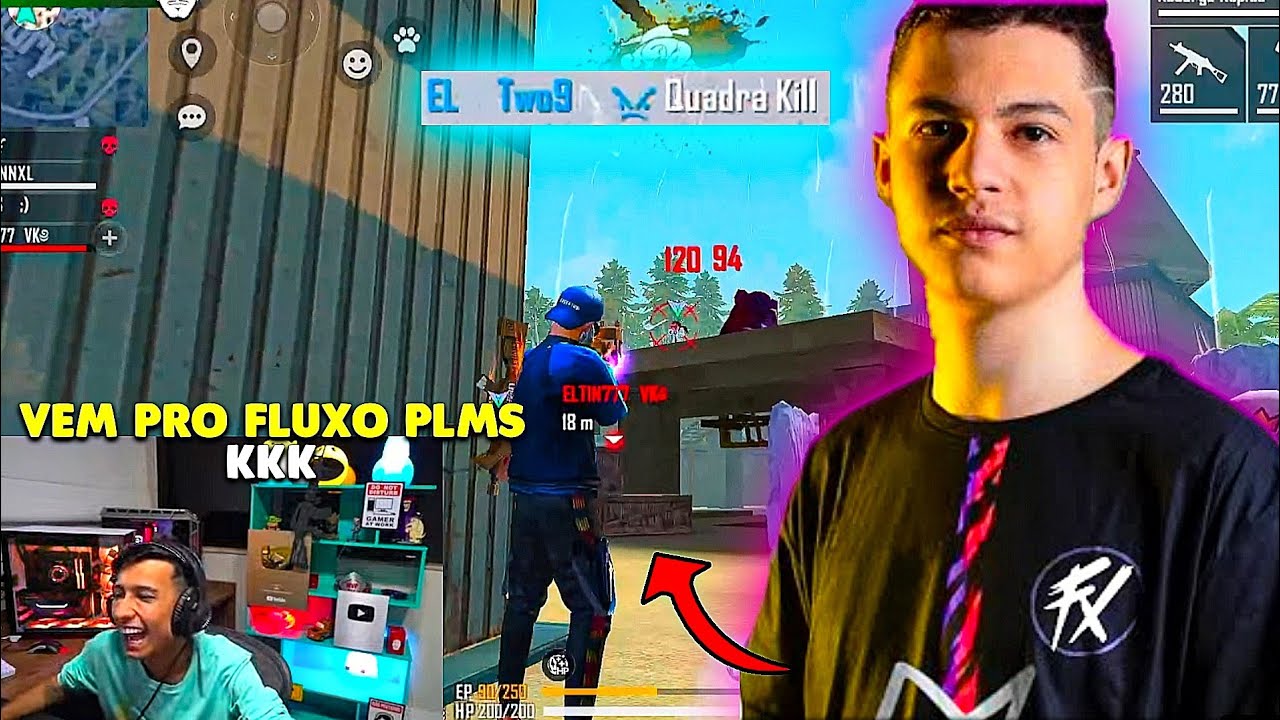 FLUXO BAK CHAMOU TWO9 PARA O FLUXO DEPOIS DESSA JOGADA SURREAL ? NO 4v4 APOSTADO MAIS ESPERADO !