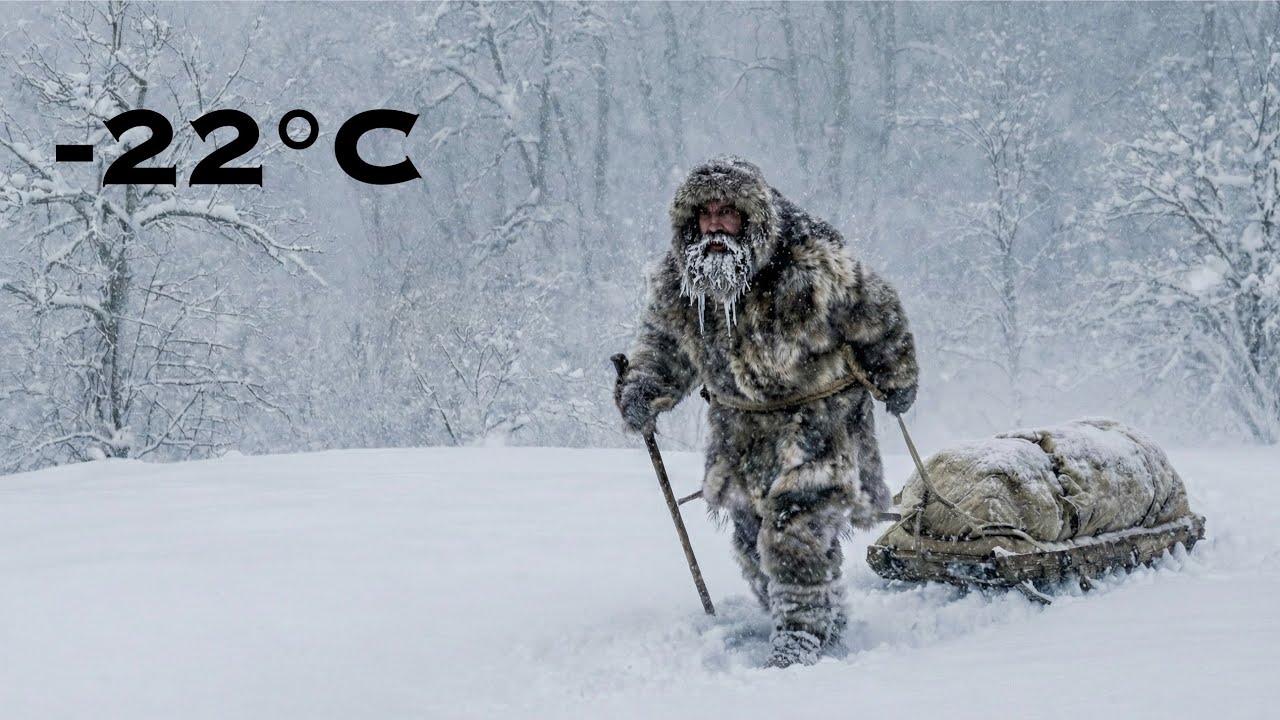 Trapped in a Deadly -22°C Snowstorm | Solo Survival in the Deep Wilderness
