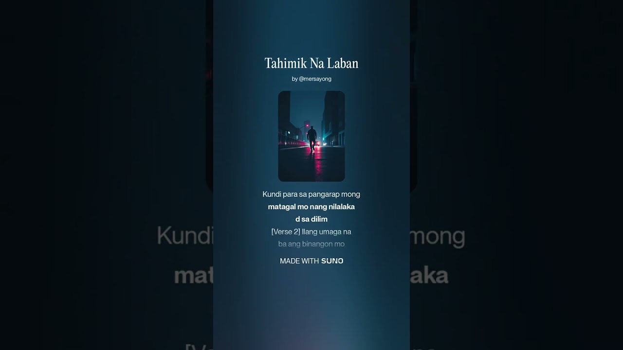 Tahimik Na Laban
