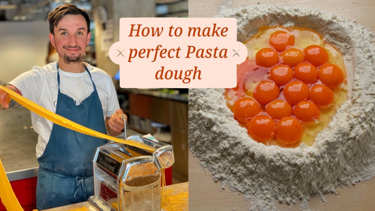 Welcome to PASTATUBE- the Best Homemade pasta dough recipe with golden egg yolks #pasta