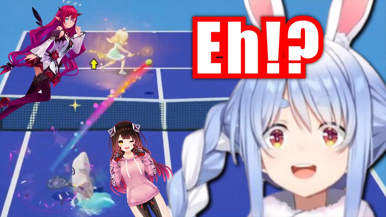 The Most Intense Match Of Pekora's Hololive Mario Tennis Tournament【Hololive】