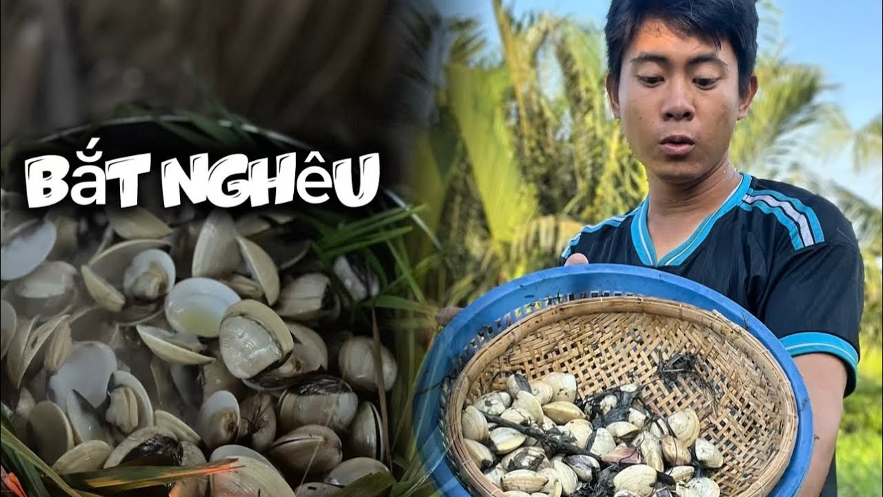 Cào nghêu Sông Hấp Sả | Món Ăn Đơn Giản Ở Quê