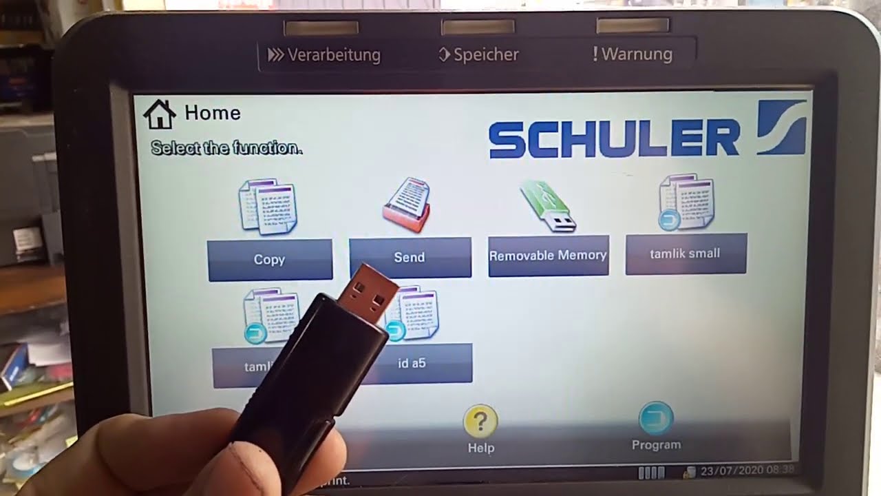 kyocera , how to use flash memory printing & storing, استخدام الفلاشة في الطباعة والتخزين