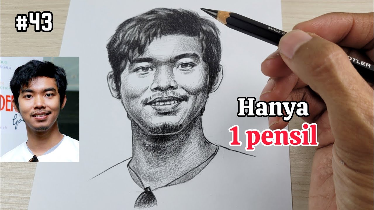 Menggambar Dodit Mulyanto Komika Indonesia 