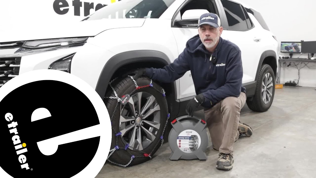 etrailer | Installing the pewag Servo RS Tire Chains on a 2026 Chevrolet Equinox