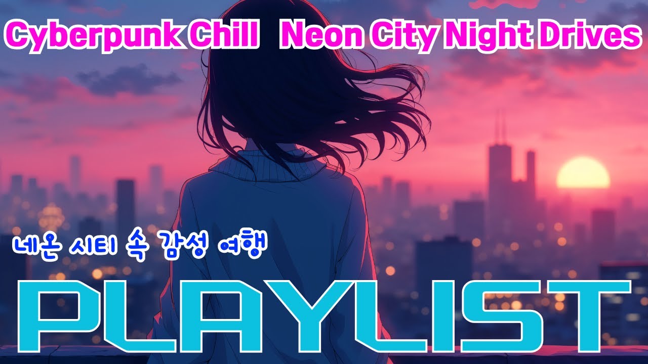 [PLAYLIST] ✨Cyberpunk Chill : Neon City Night Drives 💖   AmbientDrive