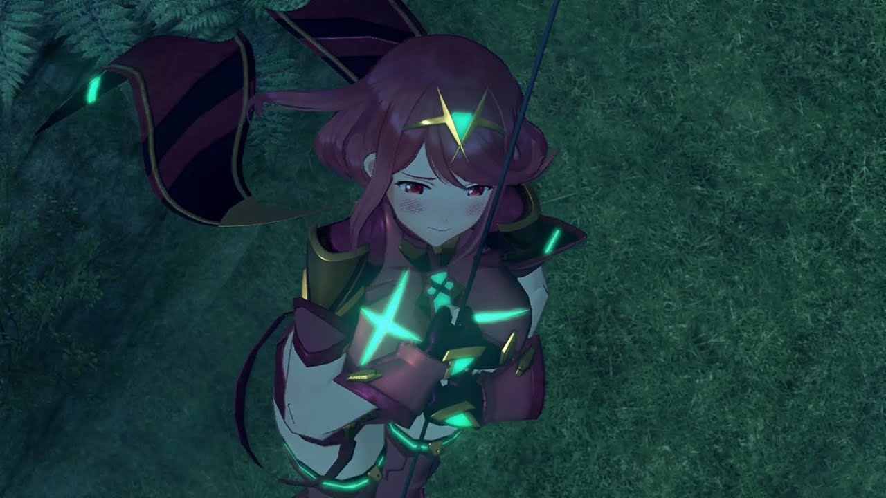 Рекс говорит, что Пайра тяжёлая | Заставка Xenoblade Chronicles 2 для Nintendo Switch