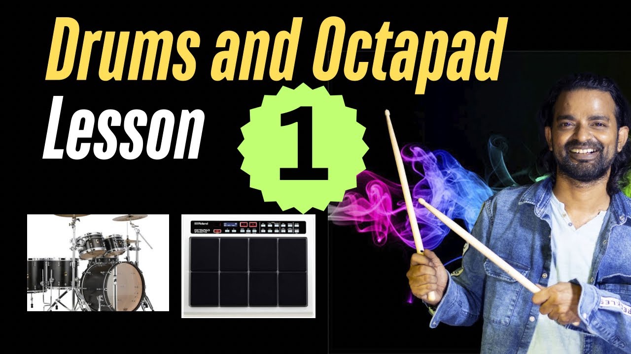 Beginner Drums lesson Hindi ||Octapad lesson | Lesson no 1