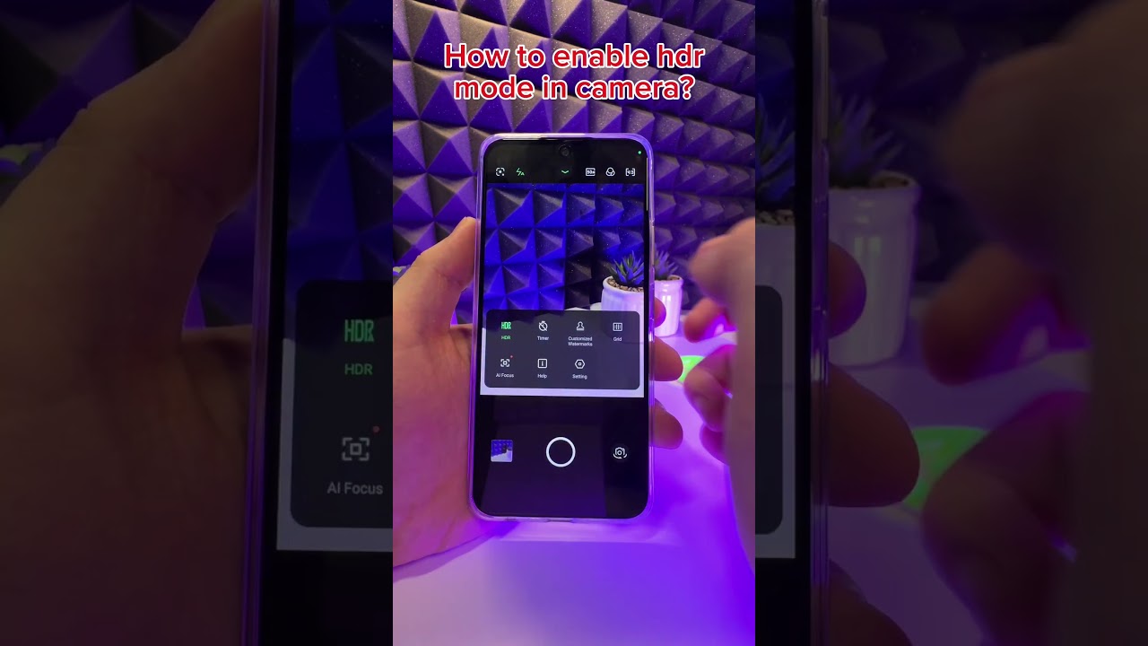 HOW TO ENABLE HDR MODE IN CAMERA ON INFINIX HOT 50 PRO? #tutorial #smartphone #android #fyp #viral
