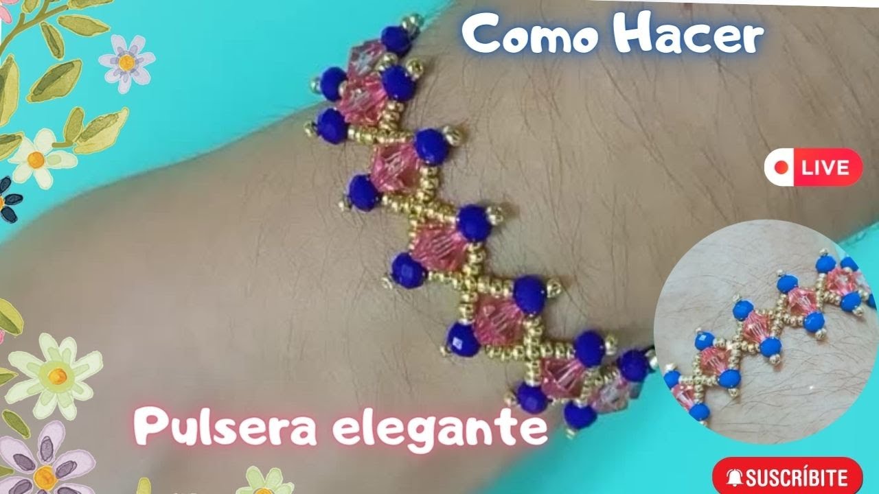 Como hacer pulsera swarovski estilo Rombo para generar dinero