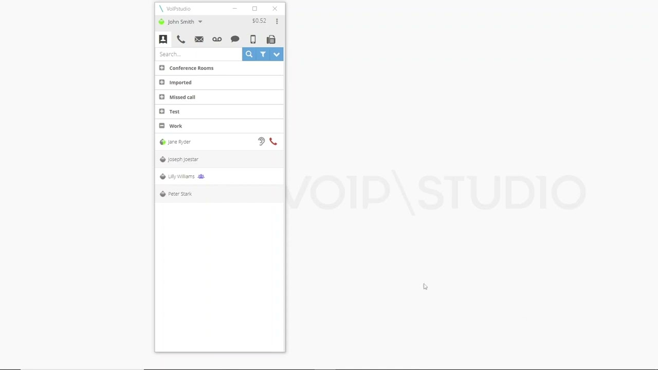 Call barging in VoIPstudio