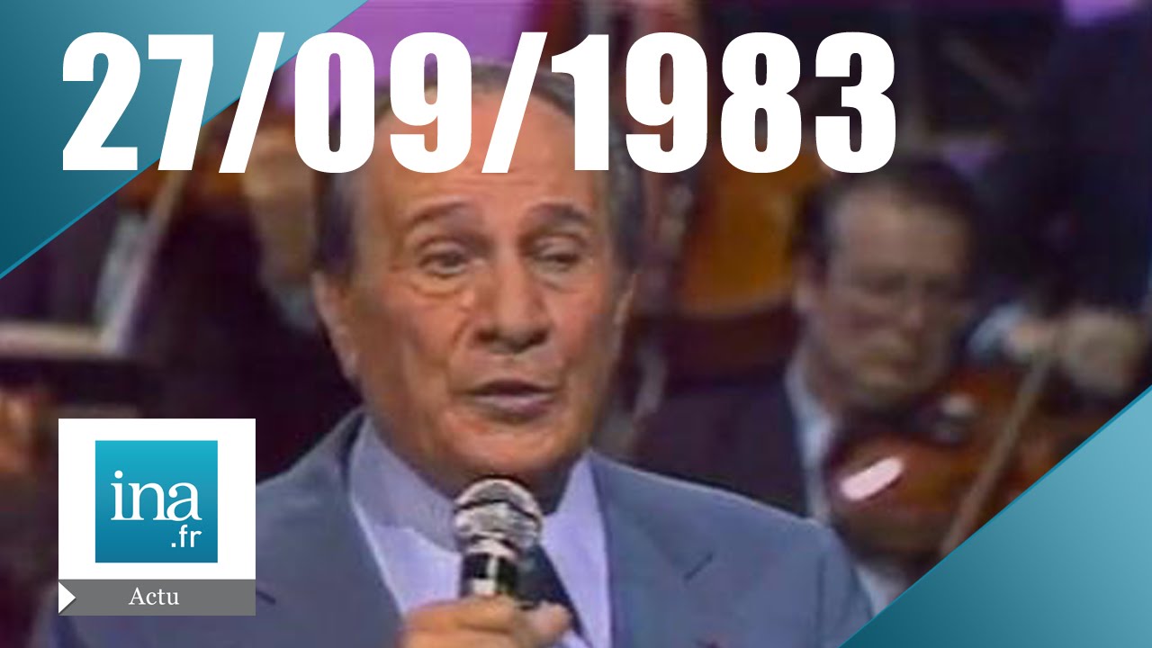 20h Antenne 2 du 27 septembre 1983 - Tino Rossi est mort | Archive INA