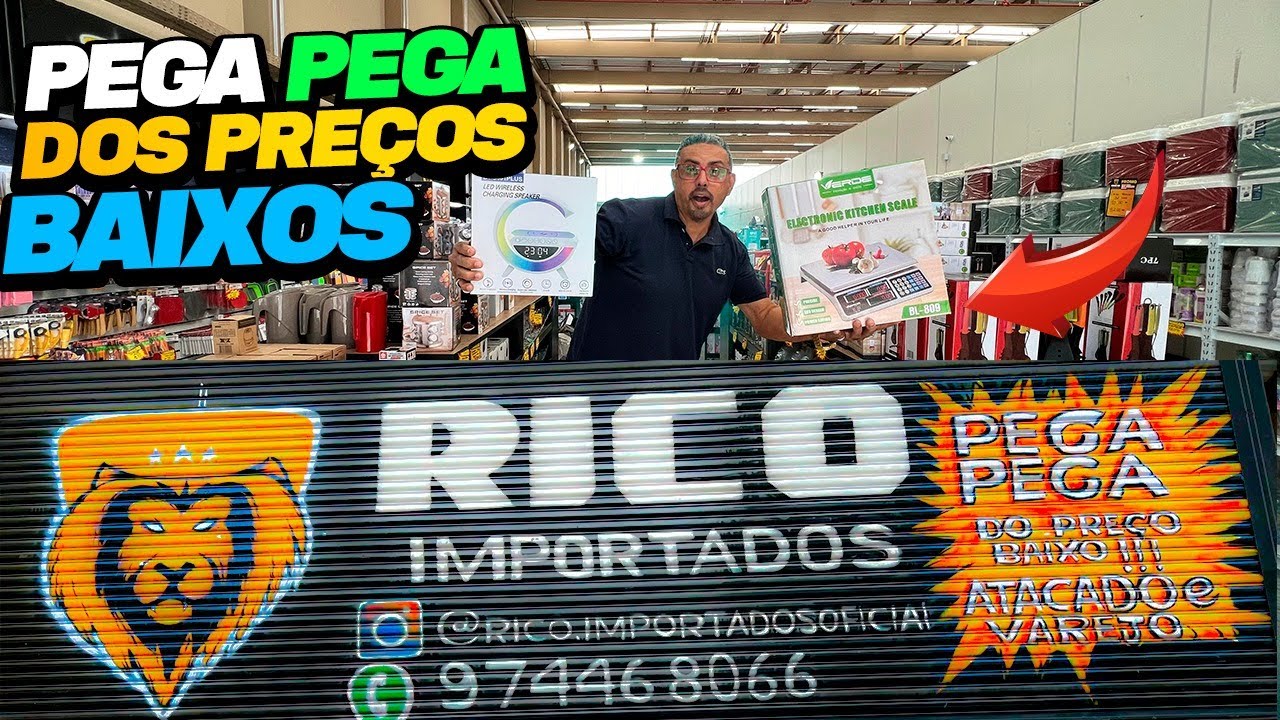 Eletrônicos Cosméticos Utilidades Brinquedos Importadora Gigante no Brás