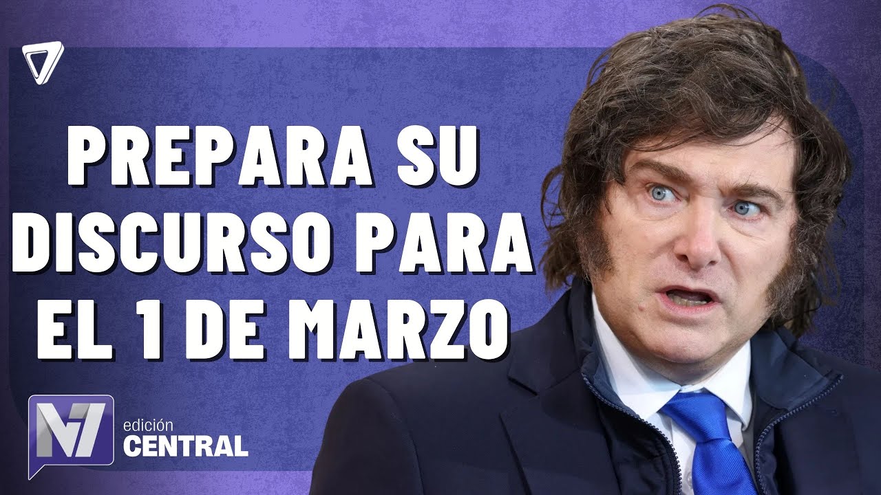 Milei prepara discurso con reformas clave para el Congreso