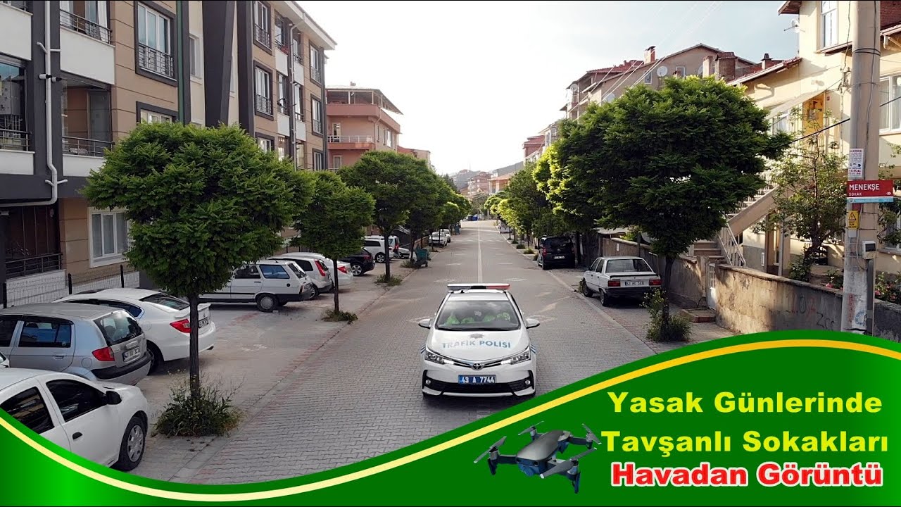 Yasak Günlerinde Tavşanlı Sokakları-Drone Görüntüleri (Sezen Aksu - Ben de Yoluma Giderim Eşliğinde)