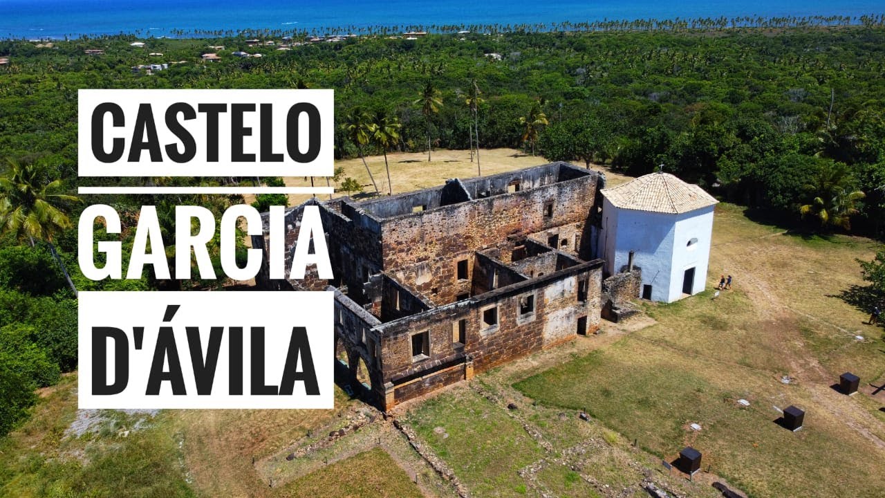Castelo Garcia D'Ávila - Praia do Forte Bahia - Imagens Aéreas