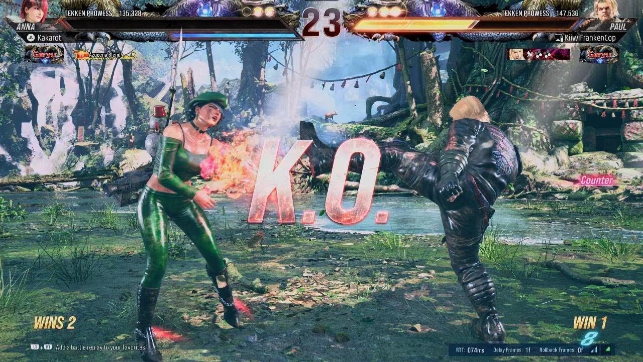 TEKKEN8_ After all that spamming to win, Anna still bested him at the end lol, ggs🙏