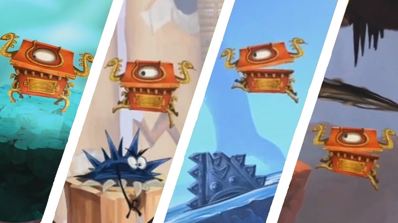 Rayman Origins - All Tricky Treasure Levels