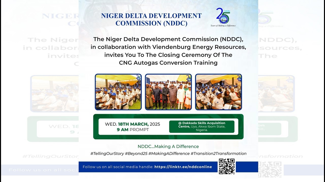 Join us for the NDDC Unplugged: Digitalising of the Commission, Lightup the Niger Delta.