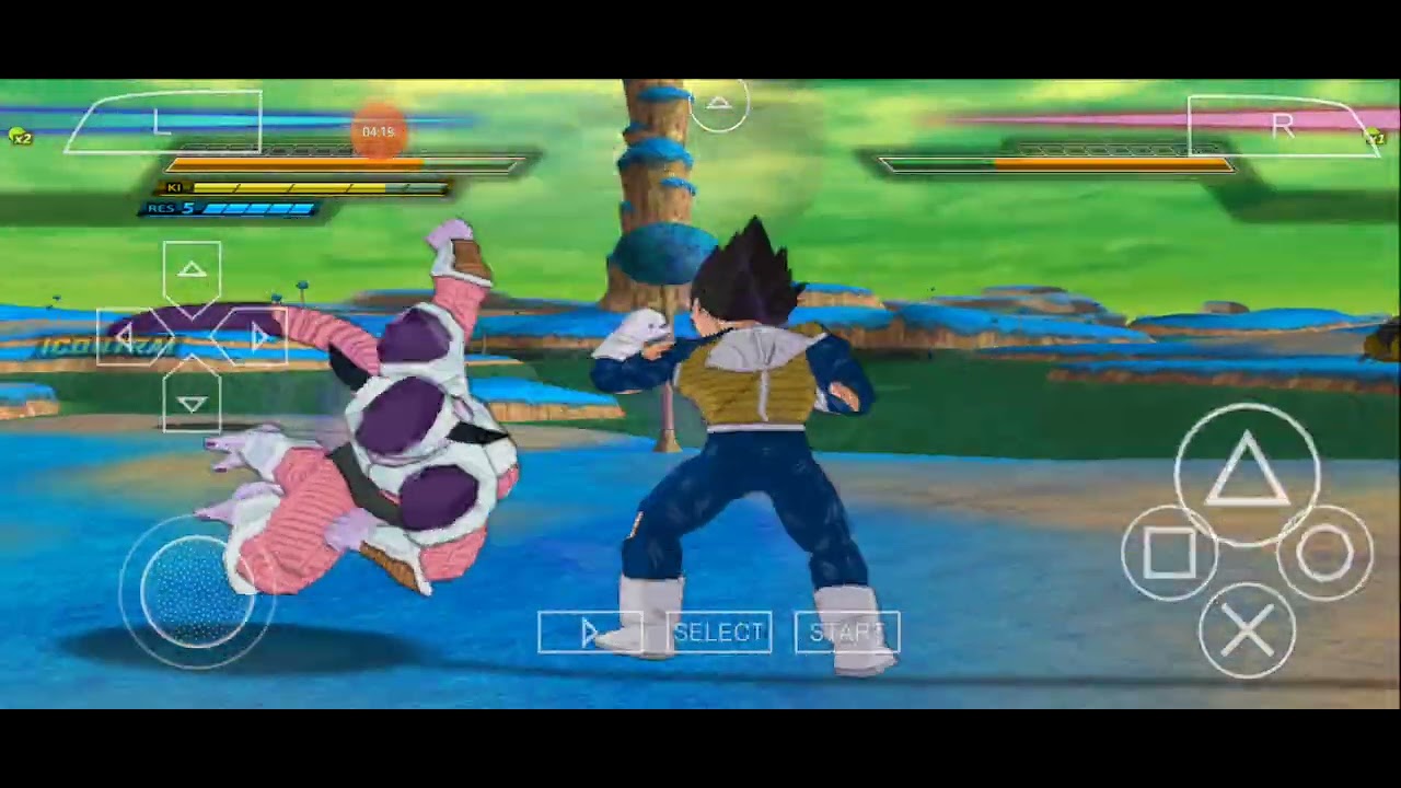 Vegeta vs freezer DBZ tag vs Android.